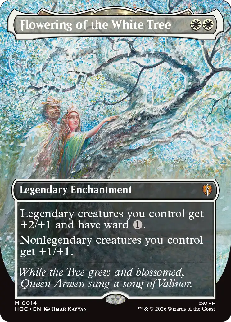 Flowering of the White Tree (Borderless) [The Hobbit: Eternal-Legal] | Jack's On Queen