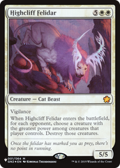 Highcliff Felidar [The List] | Jack's On Queen