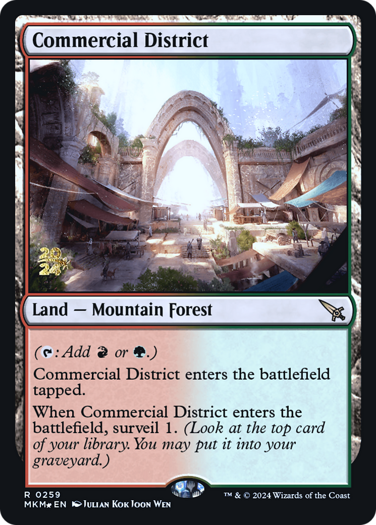 Commercial District [Murders at Karlov Manor Prerelease Promos] | Jack's On Queen