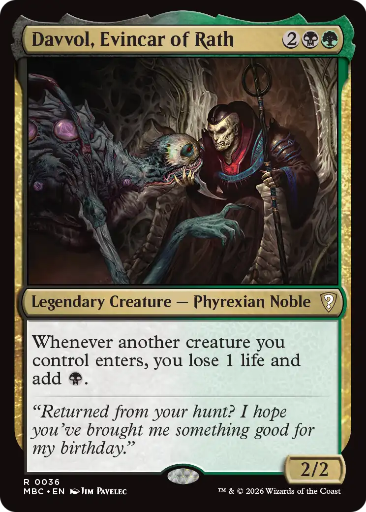 Davvol, Evincar of Rath [Mystery Booster: Commander Edition] | Jack's On Queen
