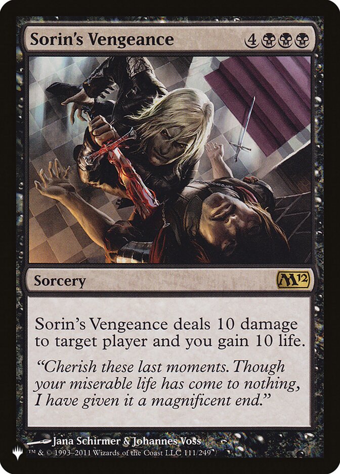 Sorin's Vengeance [The List] | Jack's On Queen