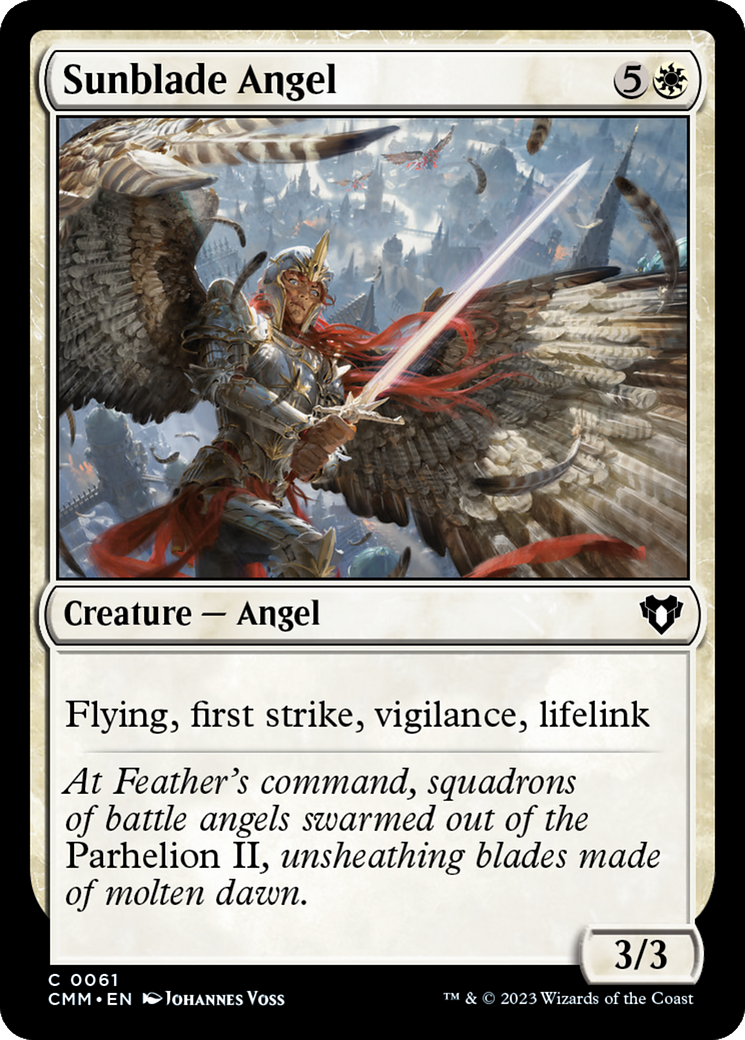 Sunblade Angel [Commander Masters] | Jack's On Queen