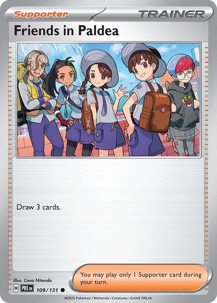 Friends in Paldea (109/131) [Scarlet & Violet: Prismatic Evolutions] | Jack's On Queen