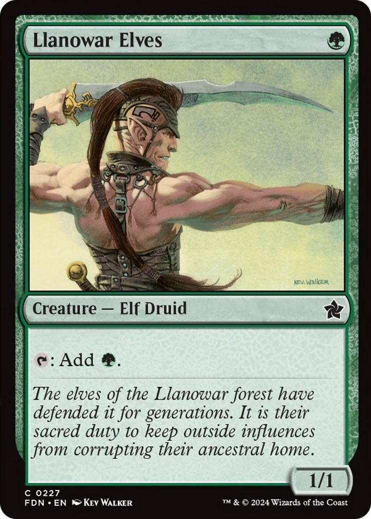 Llanowar Elves [Foundations] | Jack's On Queen