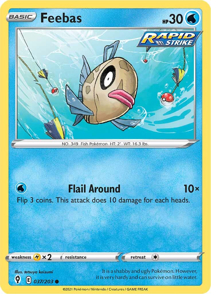 Feebas (037/203) [Sword & Shield: Evolving Skies] | Jack's On Queen