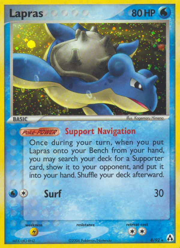 Lapras (8/92) [EX: Legend Maker] | Jack's On Queen