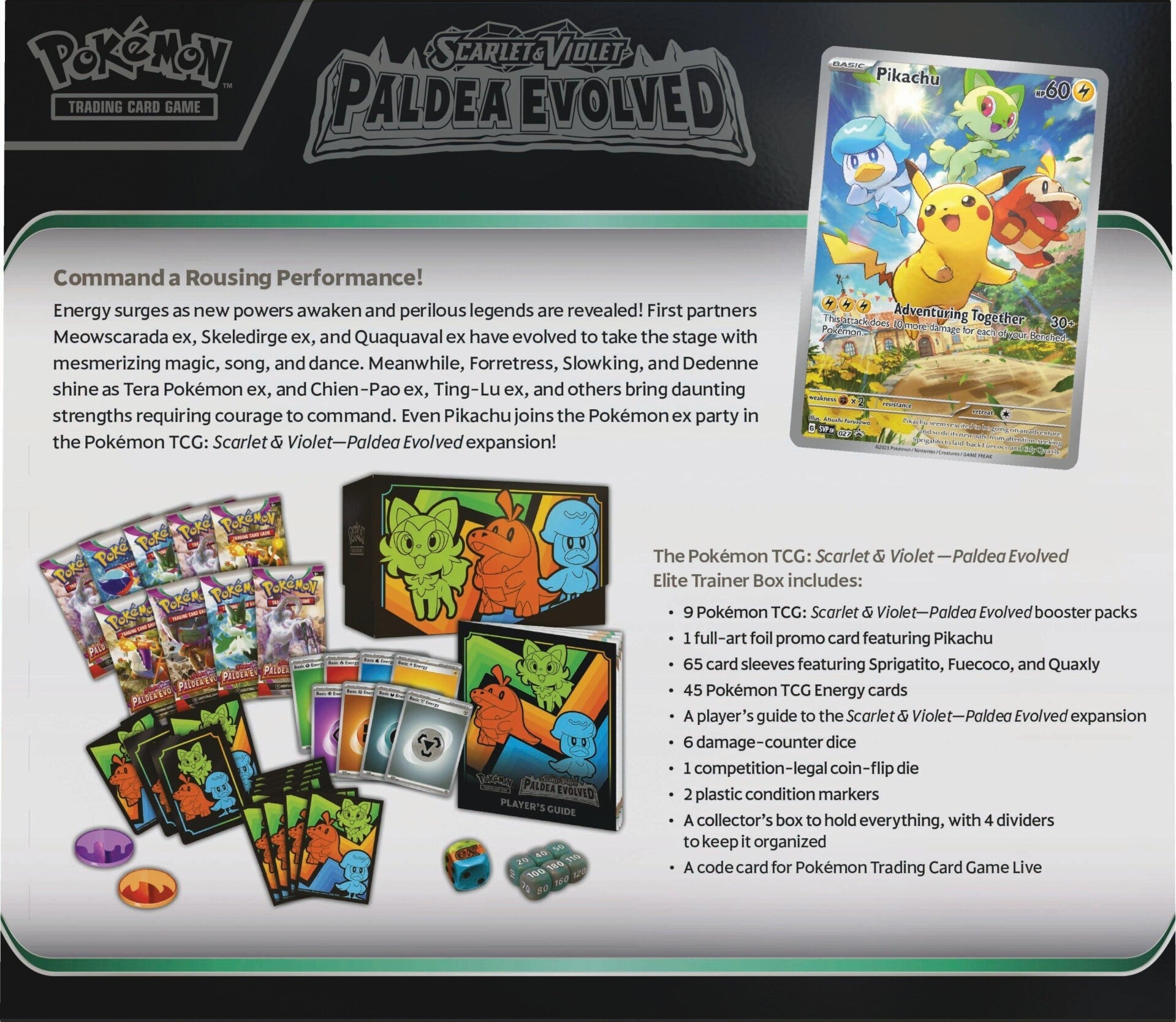 Scarlet & Violet: Paldea Evolved - Elite Trainer Box | Jack's On Queen