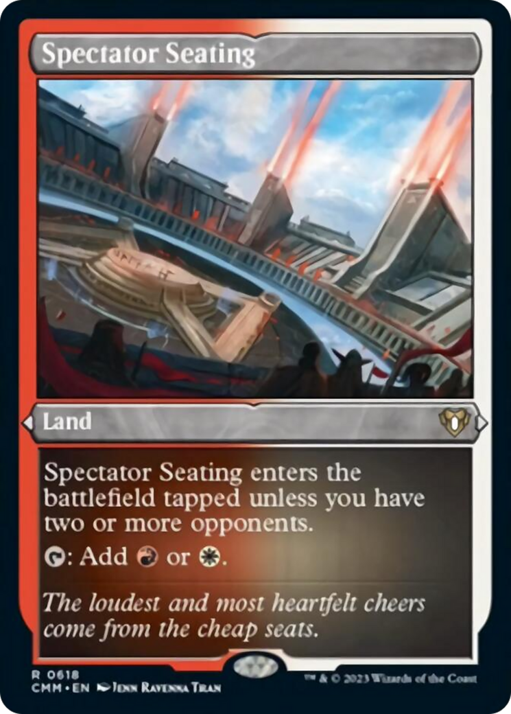 Spectator Seating (Foil Etched) [Commander Masters] | Jack's On Queen