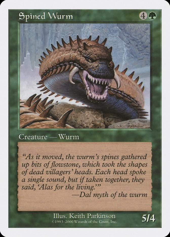 Spined Wurm [Media Promos] | Jack's On Queen