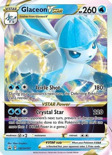 Glaceon VSTAR (SWSH197) (Jumbo Card) [Sword & Shield: Black Star Promos] | Jack's On Queen