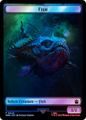 Fish // Alien Salamander Double-Sided Token (Surge Foil) [Doctor Who Tokens] | Jack's On Queen