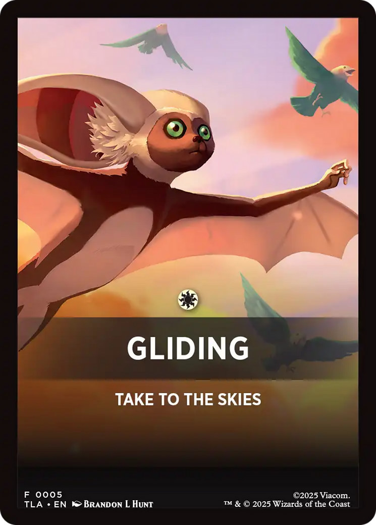 Gliding Theme Card [Avatar: The Last Airbender Tokens] | Jack's On Queen