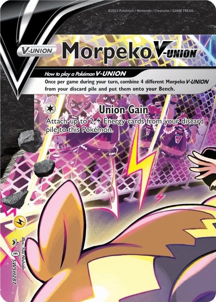 Morpeko V-Union (SWSH287) [Sword & Shield: Black Star Promos] | Jack's On Queen