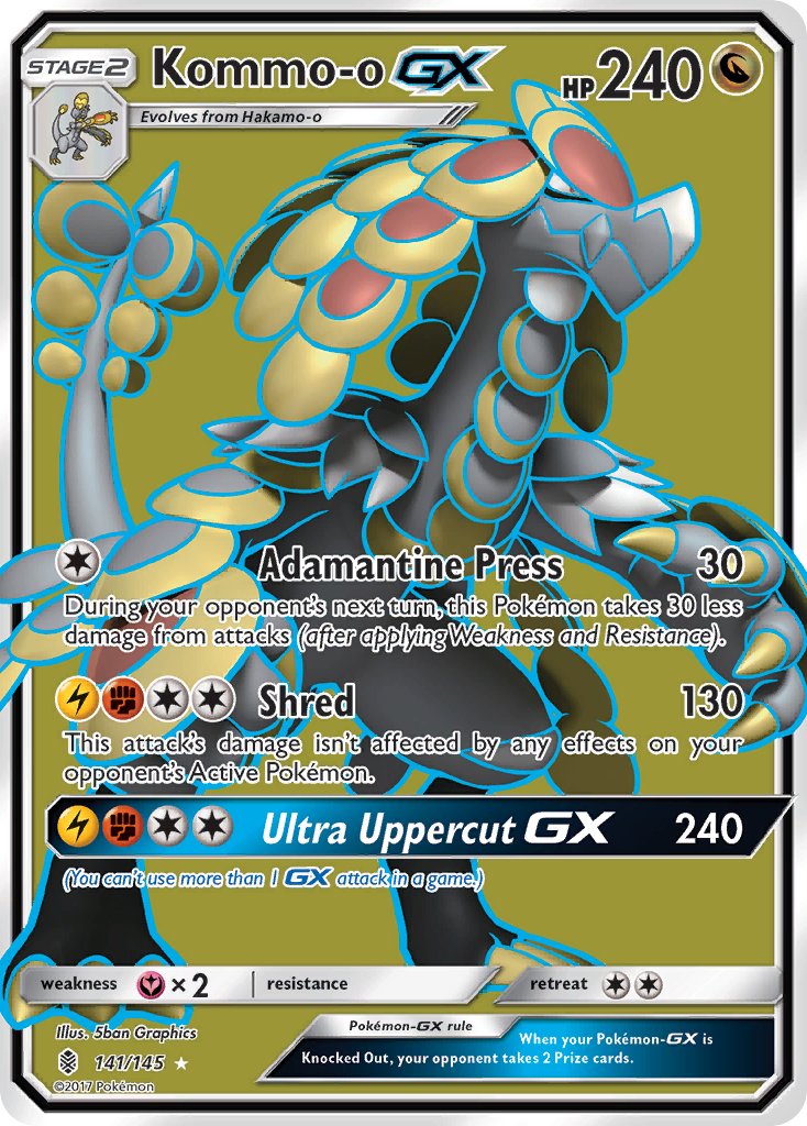 Kommo-o GX (141/145) [Sun & Moon: Guardians Rising] | Jack's On Queen