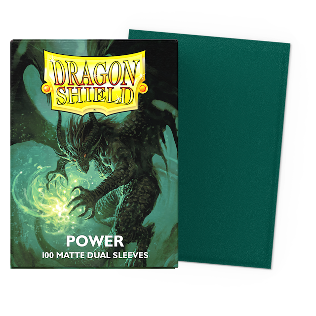 DRAGON SHIELD SLEEVES DUAL MATTE POWER 100CT | Jack's On Queen