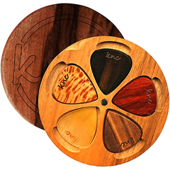 KNC Picks 5 Picks Pack with wooden box - 5 pack guitar picks | Jack's On Queen