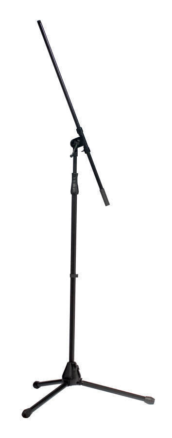 Yorkville MS-657B Deluxe Tripod Mic Stand with Boom - Black | Jack's On Queen