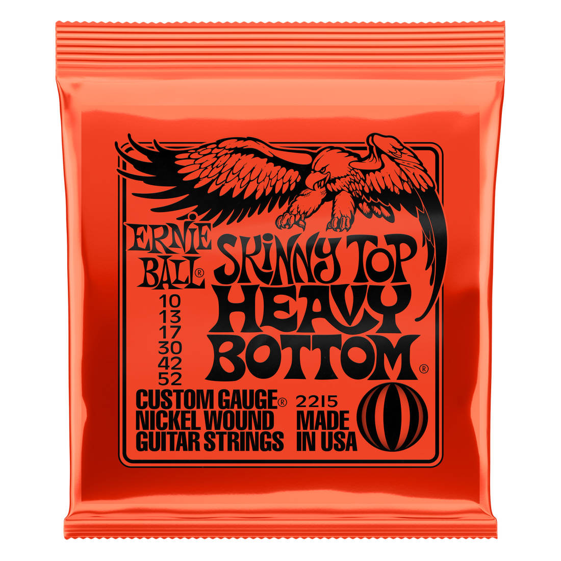 ERNIE BALL Skinny Top Heavy Bottom 2215 STRINGS 10-52 | Jack's On Queen
