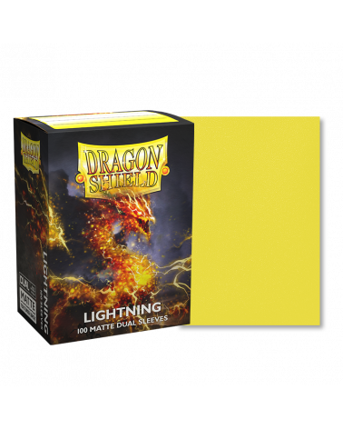 Dragon Shield Sleeves Matte Lightning  – (100ct) | Jack's On Queen