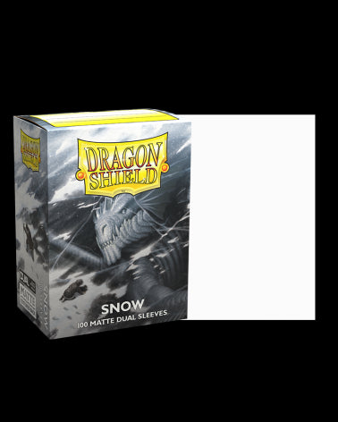 Dragon Shield Standard Matte Snow – (100ct) | Jack's On Queen