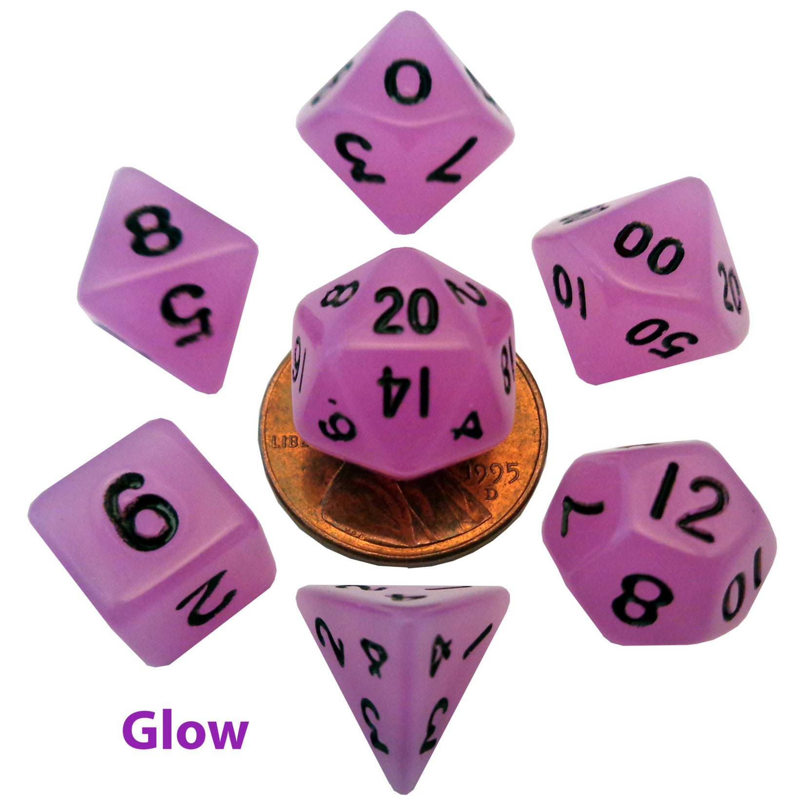 MDG 10mm Dice Glow Purple | Jack's On Queen