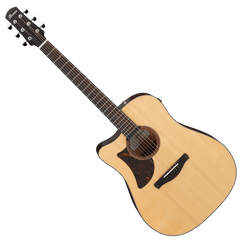 Ibanez AAD170LCELGS Natural Low Gloss 6 String LH Acoustic Electric Guitar | Jack's On Queen