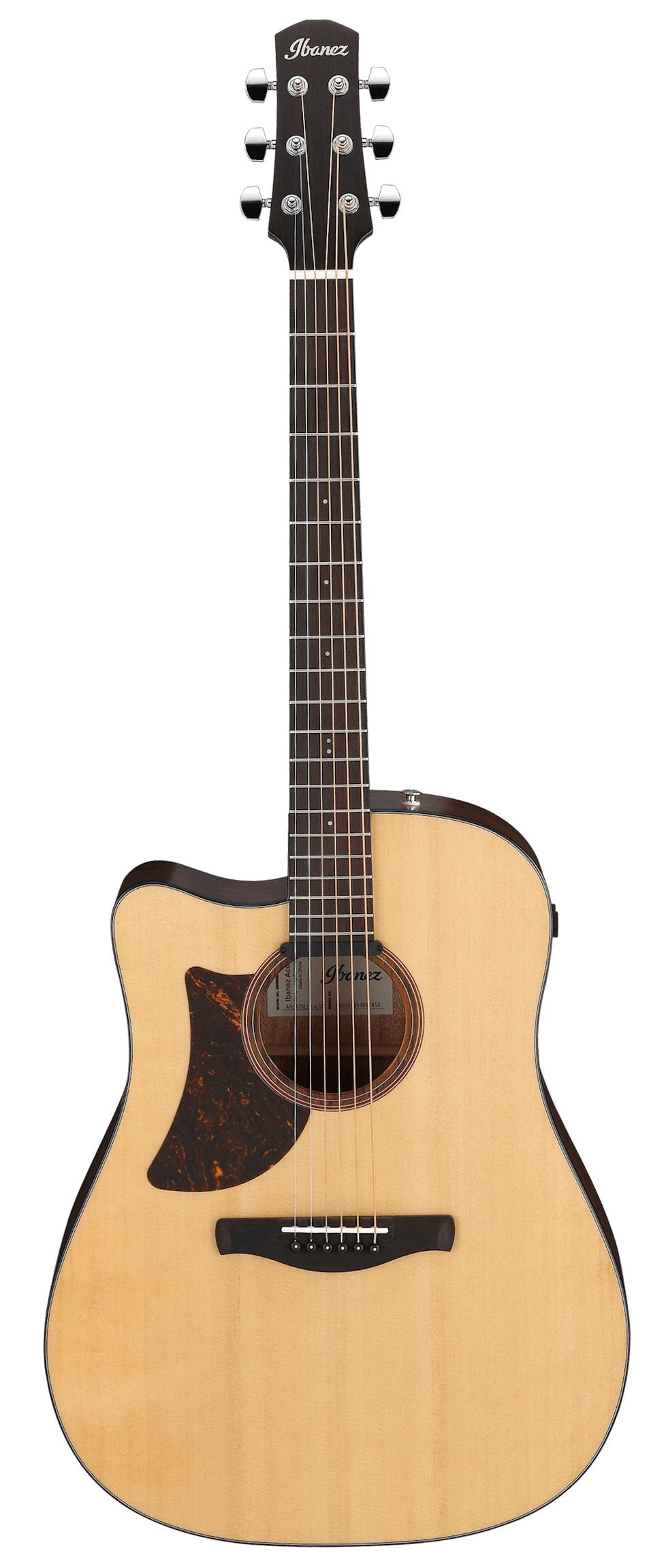 Ibanez AAD170LCELGS Natural Low Gloss 6 String LH Acoustic Electric Guitar | Jack's On Queen