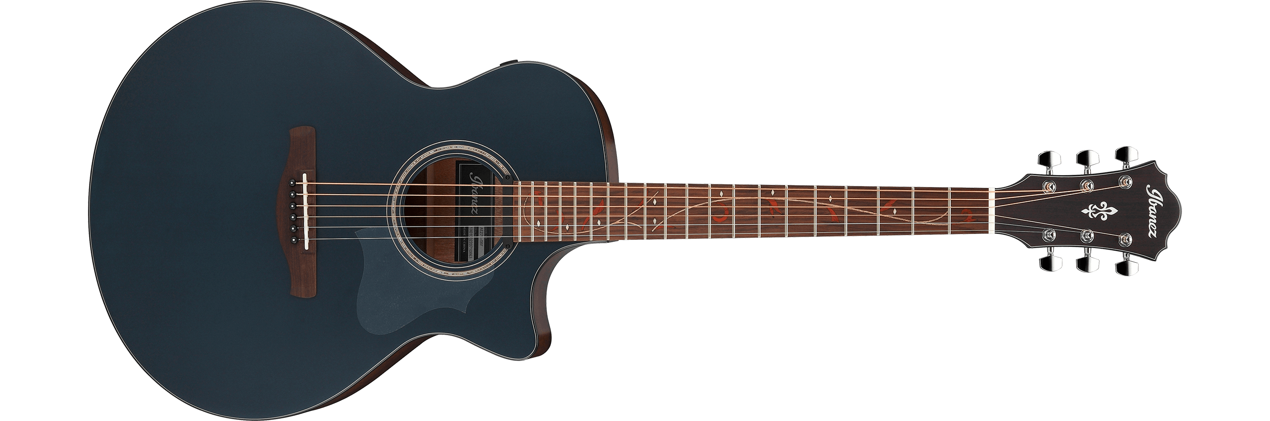 IBANEZ AE275 DBF : Dark Tide Blue Flat | Jack's On Queen