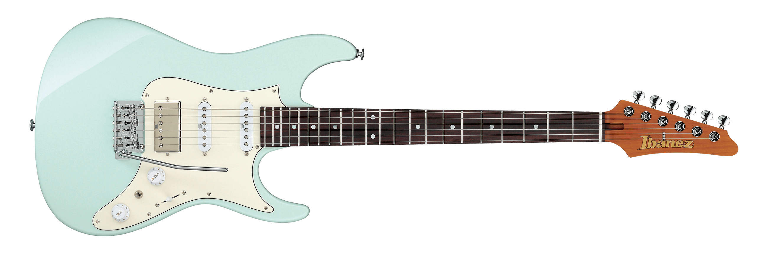 Ibanez AZS2204NW Mint Green AZS Series 6 String RH Electric Guitar with Case azs-2204-mgr | Jack's On Queen