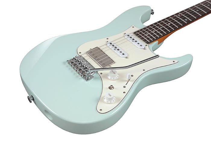 Ibanez AZS2204NW Mint Green AZS Series 6 String RH Electric Guitar with Case azs-2204-mgr | Jack's On Queen