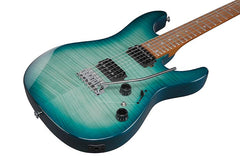 Ibanez AZ24S1FTXB EL GUITAR  Transparent Turquoise Burst | Jack's On Queen