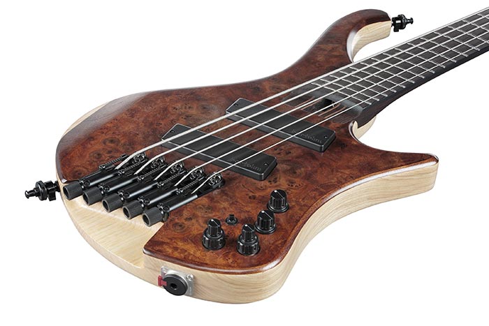 Ibanez Bass Workshop EHB1265MS 5-string Bass Guitar - Natural Mocha Low Gloss | Jack's On Queen