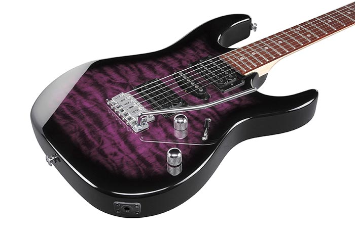 IBANEZ GRX70QATVT - Electric Guitar - Violet Sunburst | Jack's On Queen