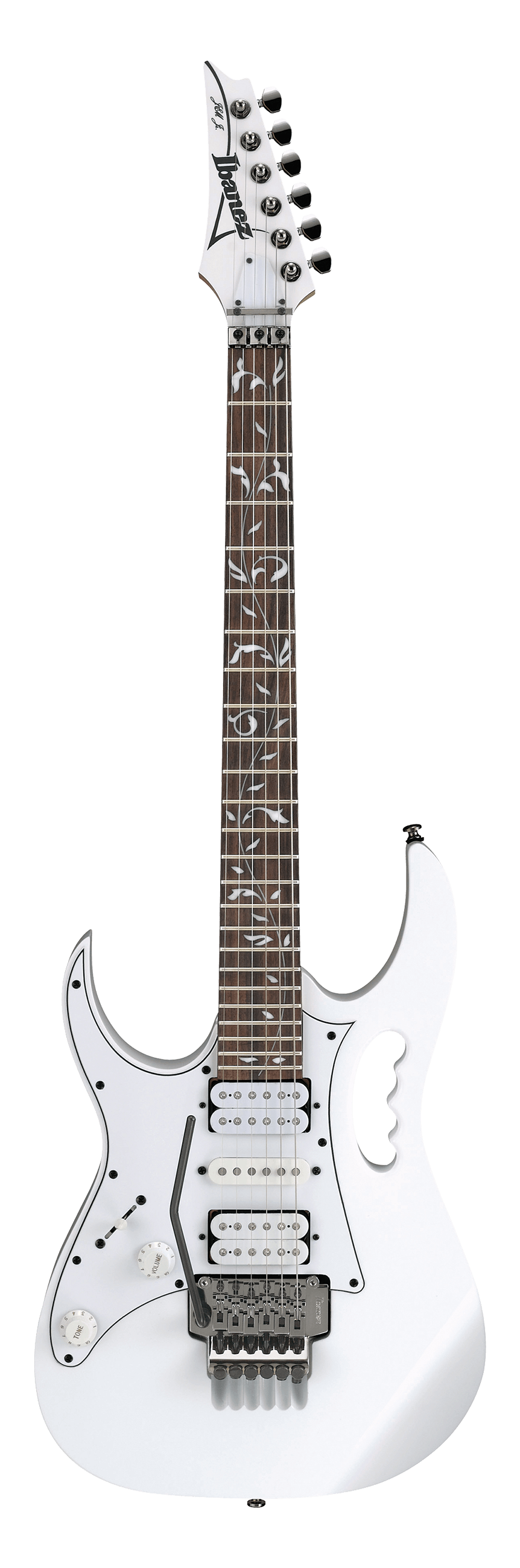 Ibanez JEMJRLWH Steve Vai Signature Left Handed White | Jack's On Queen