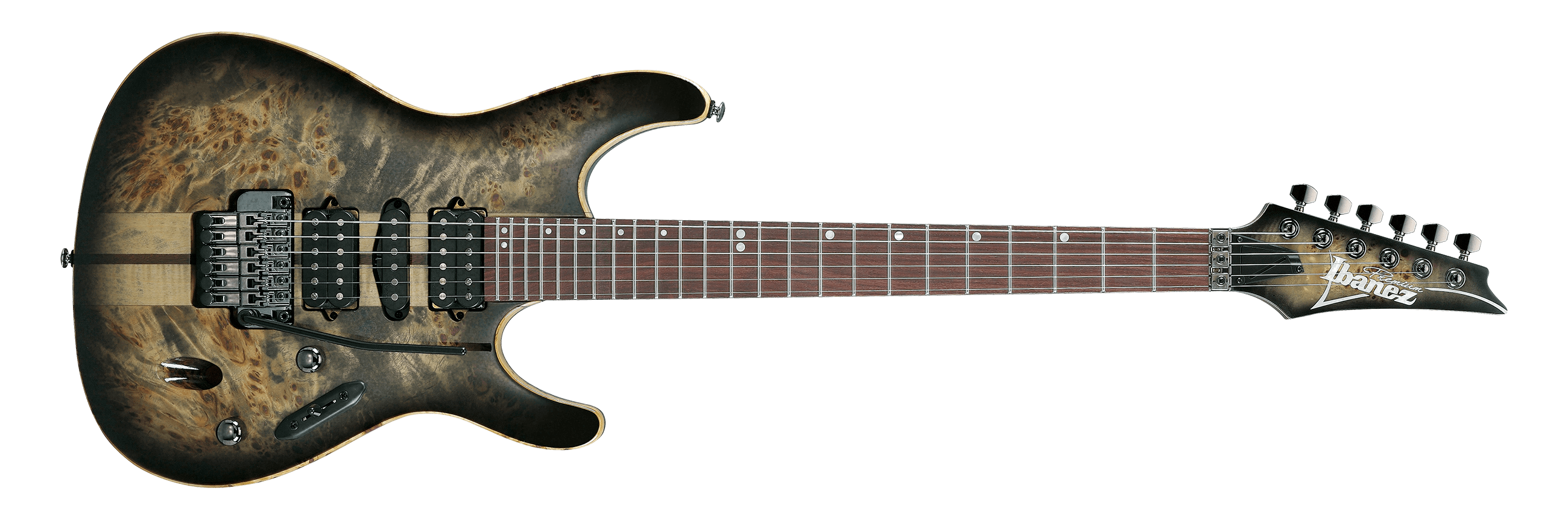 Ibanez S1070PBZCKB Electric Guitar - Charcoal Black Burst | Jack's On Queen