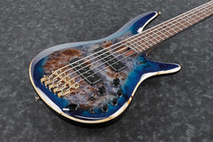 Ibanez SR2605LCBB Premium Bass Guitar - Cerulean Blue Burst | Jack's On Queen
