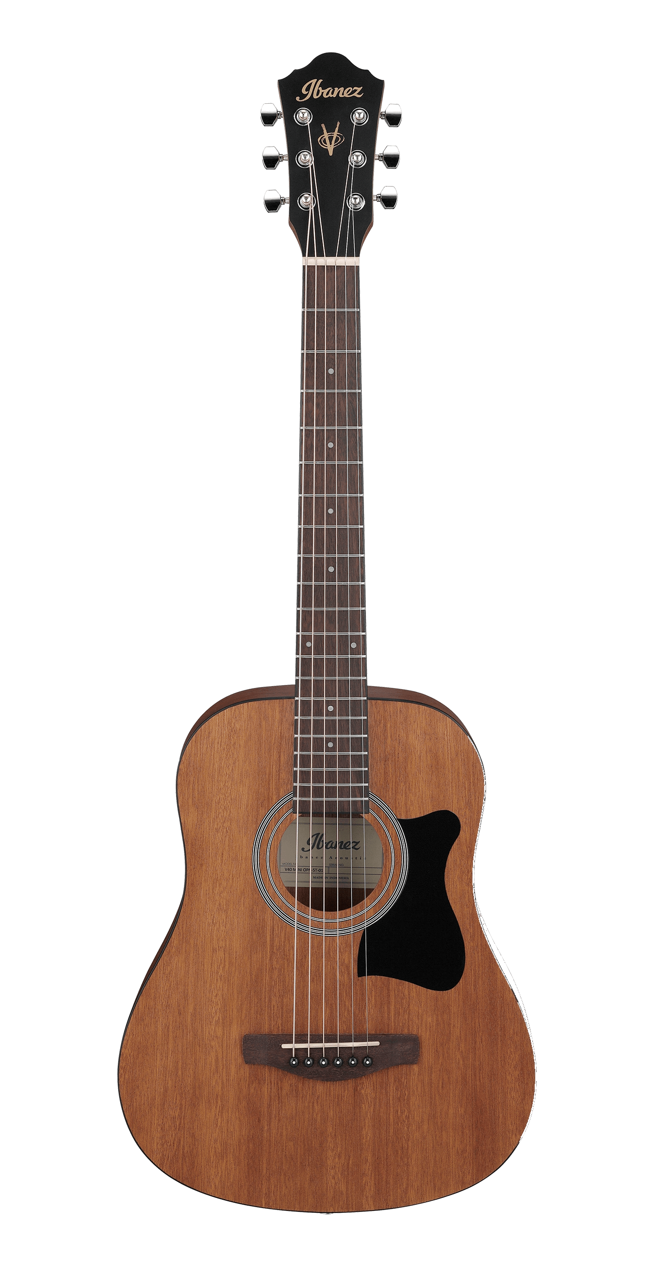 Ibanez V44MINIOPN 6-String RH Short Scale Mini Dreadnought Acoustic Guitar – Open Pore Natural | Jack's On Queen