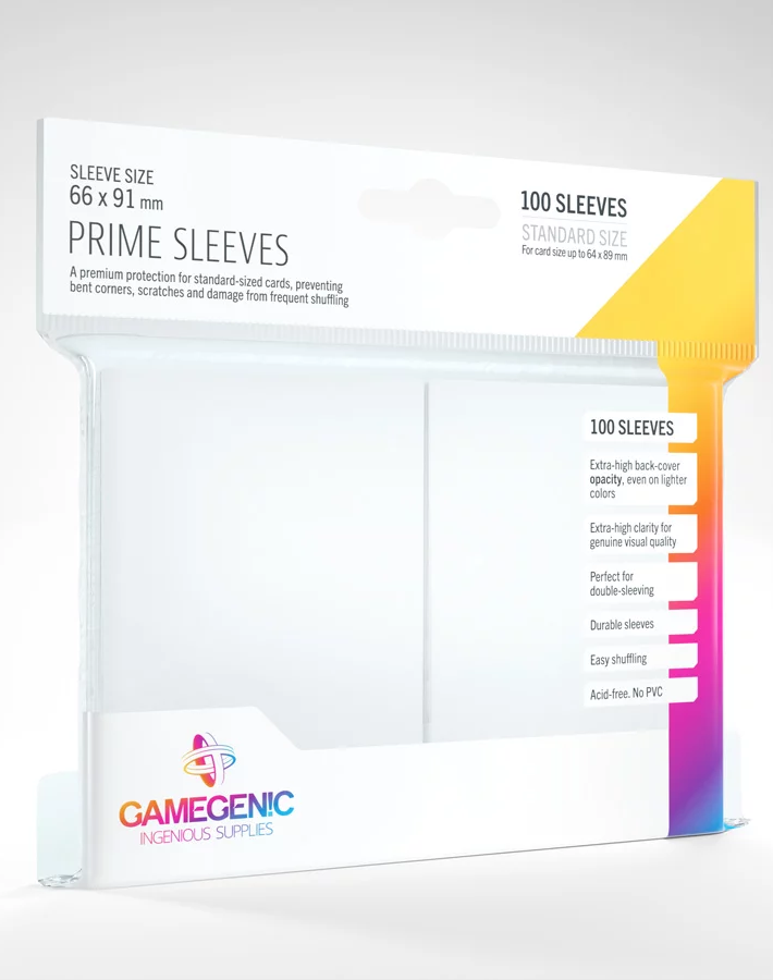 Gamegenic Prime Sleeves - White | Jack's On Queen