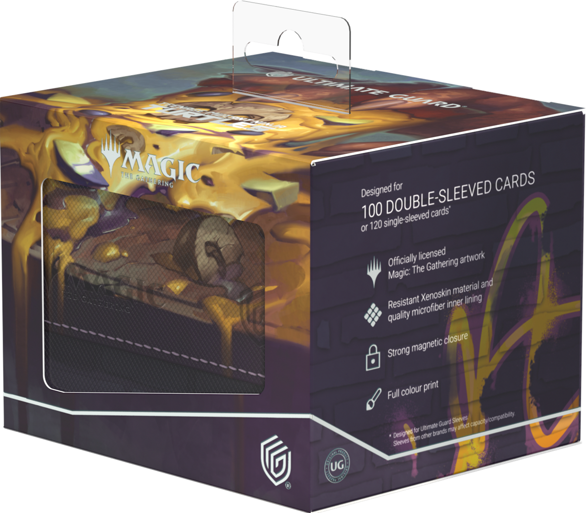 UG DECK CASE SIDEWINDER 100+ XENOSKIN MTG TEENAGE MUTANT NINJA TURTLES - SWAMP | Jack's On Queen