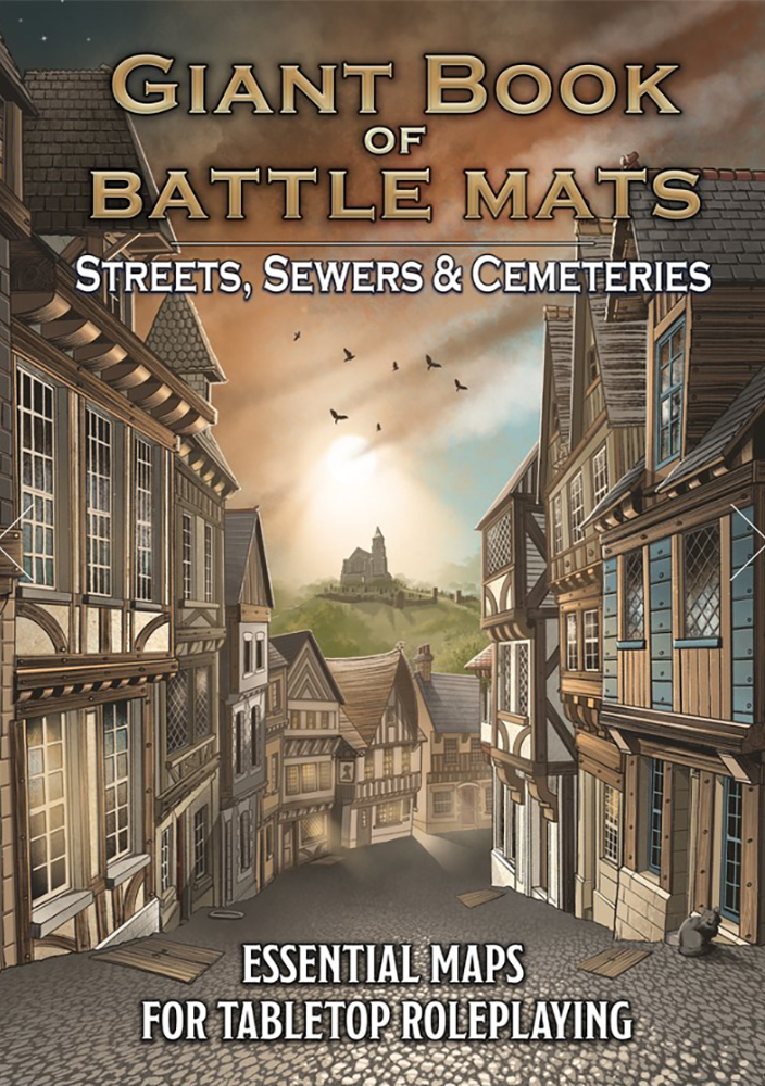 GIANT BOOK OF BATTLE MATS - STREETS, SEWERS & CEMETERIES | Jack's On Queen