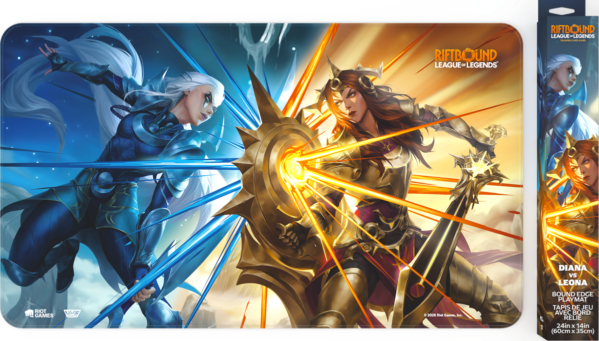 RIFTBOUND LEAGUE OF LEGENDS TCG VENDETTA PLAYMAT #3 (Diana vs Leona) | Jack's On Queen