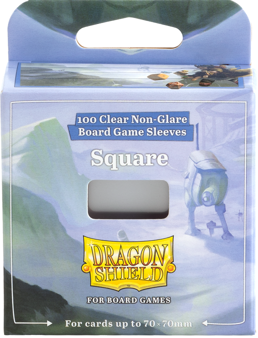 DRAGON SHIELD BG SLEEVES SQUARE 100CT | Jack's On Queen