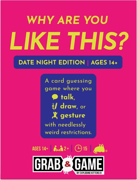 WHY ARE YOU LIKE THIS DATE VERSION GRAB & GAME | Jack's On Queen