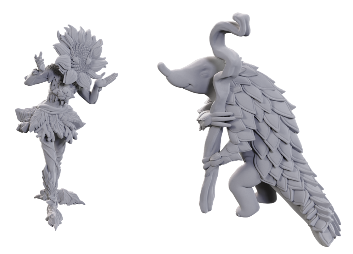 PF UNPAINTED MINIS WV25 SUNFLOWER LESHY AND FRUIT LESHY | Jack's On Queen