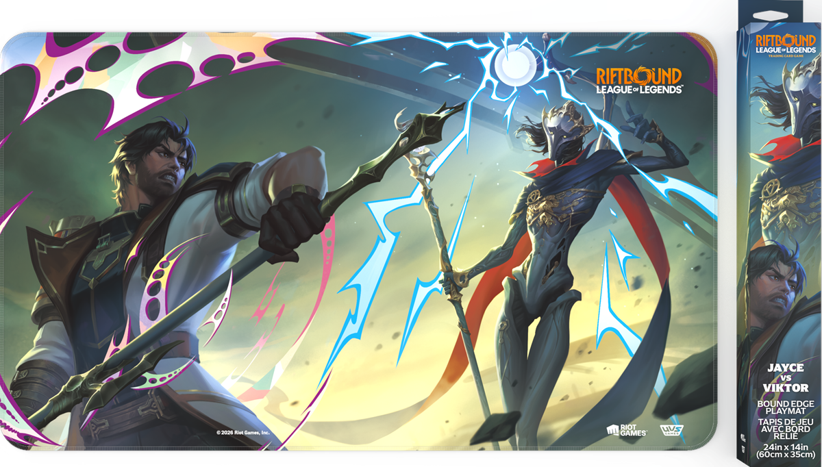 RIFTBOUND LEAGUE OF LEGENDS TCG VENDETTA PLAYMAT #2 (Jayce vs Viktor) | Jack's On Queen