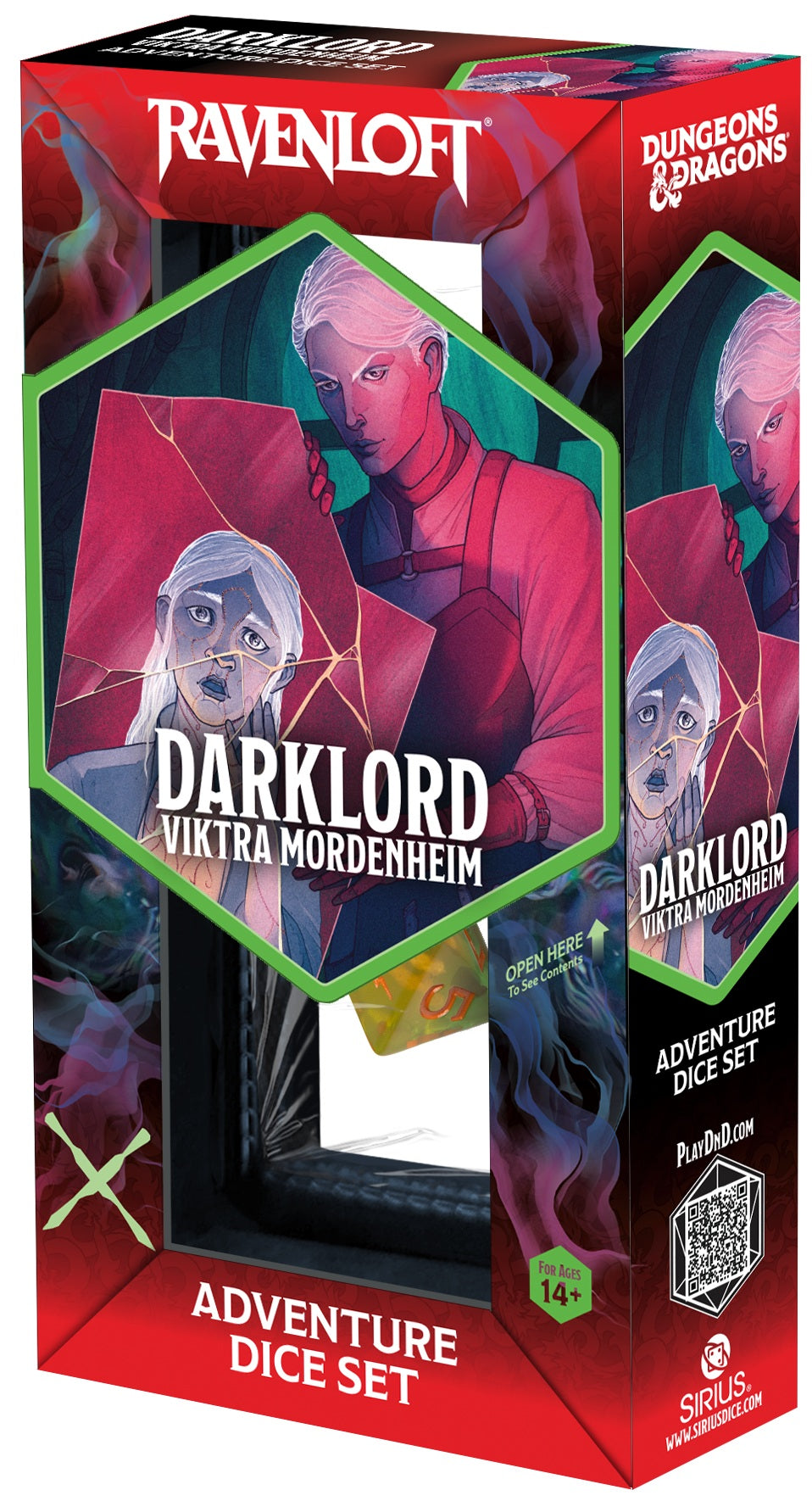 DND ADVENTURE DICE DARKLORD: VIKTRA MORDENHEIM 7-DIE SET | Jack's On Queen