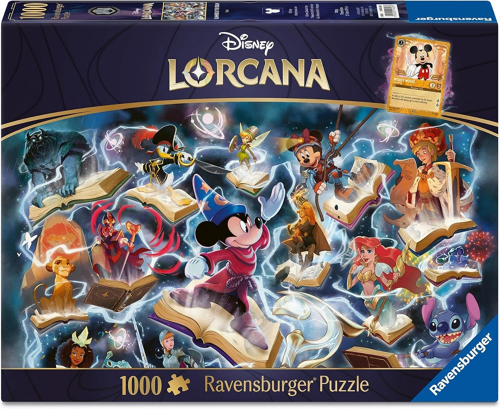 DISNEY LORCANA GLIMMERS OF THE REALM: STEEL 1000 PIECE PUZZLE | Jack's On Queen