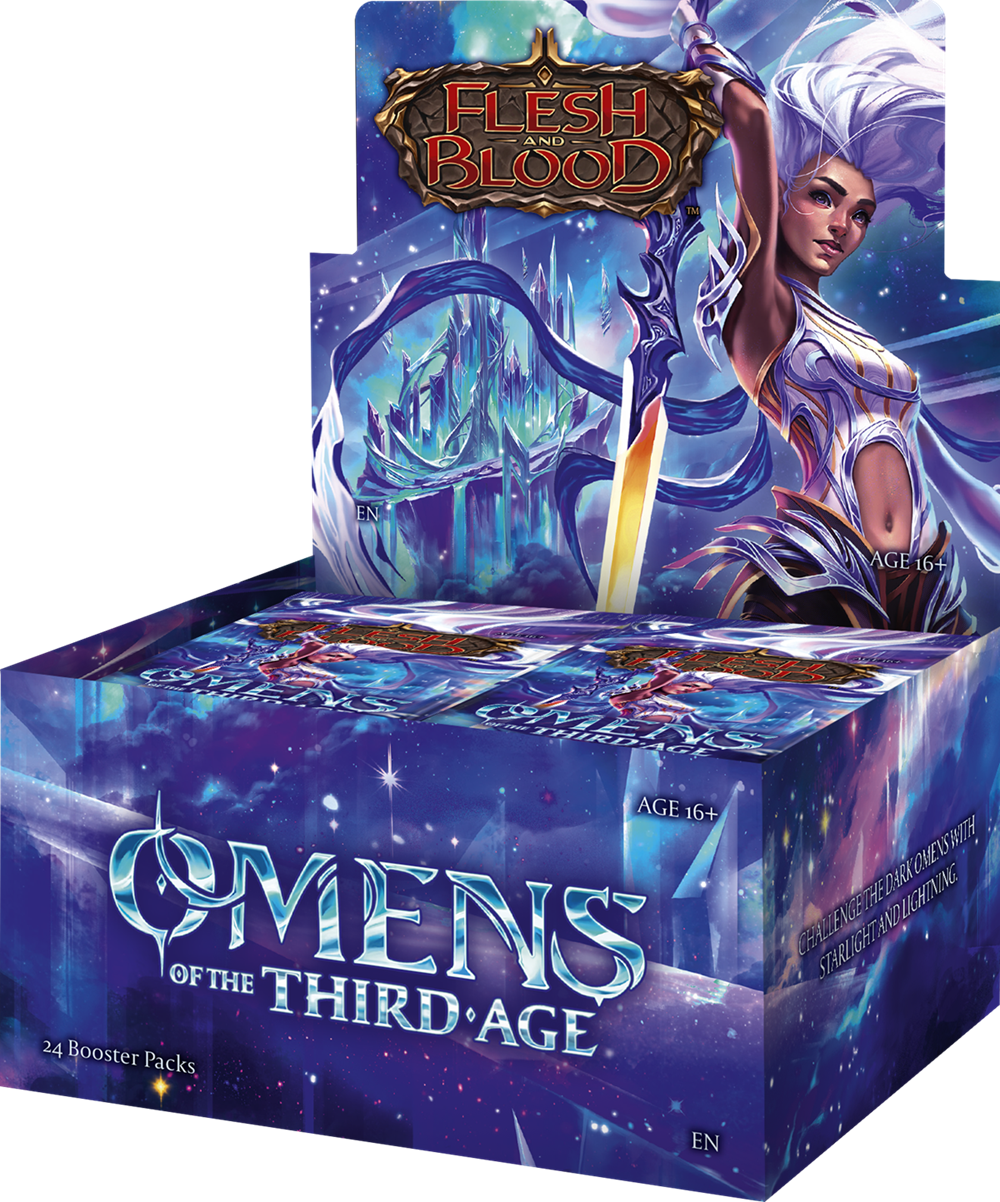 FLESH AND BLOOD OMENS OF THE THIRD AGE BOOSTER BOX | Jack's On Queen