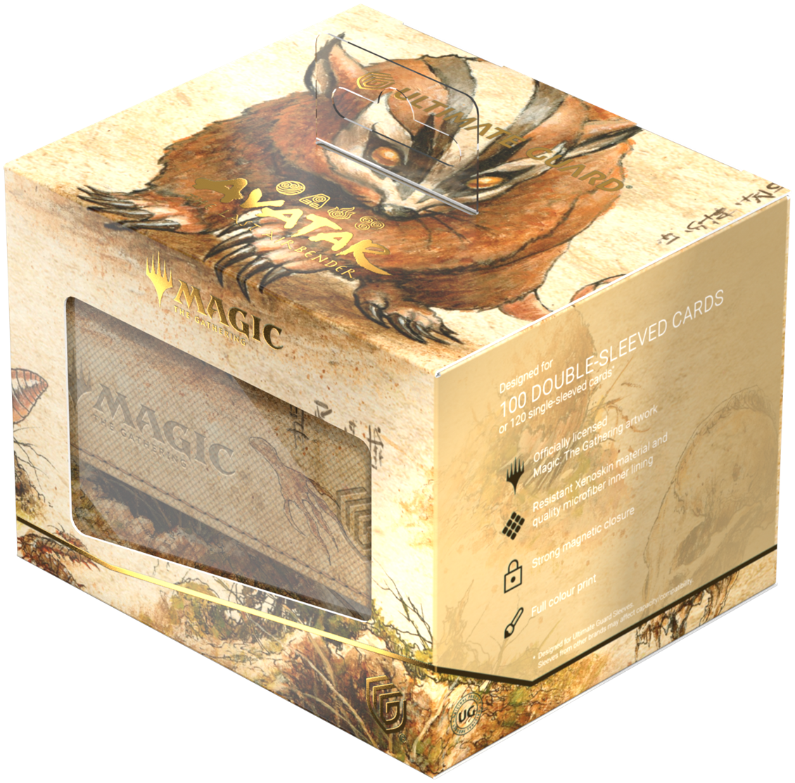 UG DECK CASE SIDEWINDER 100+ XENOSKIN MTG AVATAR: THE LAST AIRBENDER - GREEN MYTHIC (ALT ART) | Jack's On Queen