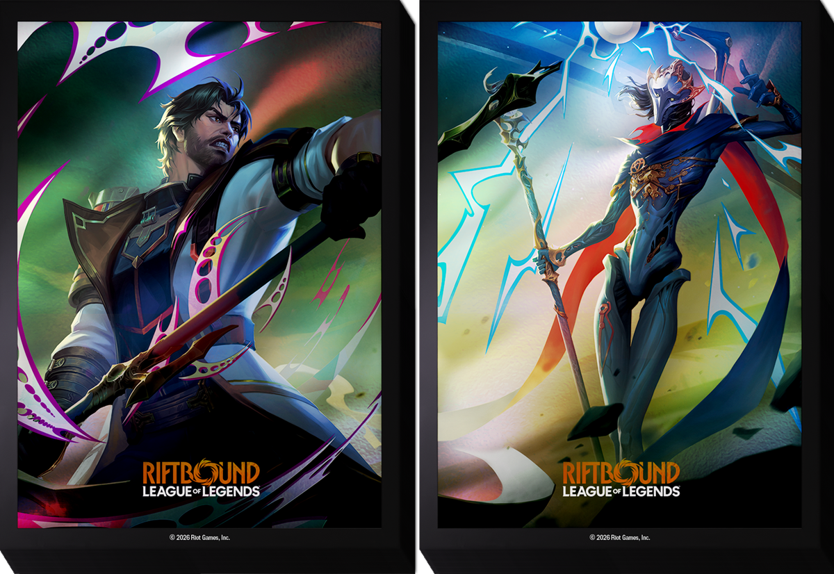 RIFTBOUND LEAGUE OF LEGENDS TCG VENDETTA ART SLEEVES #2 100CT (Jayce vs Viktor) | Jack's On Queen